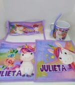 Set de jardin unicornio 4 piezas